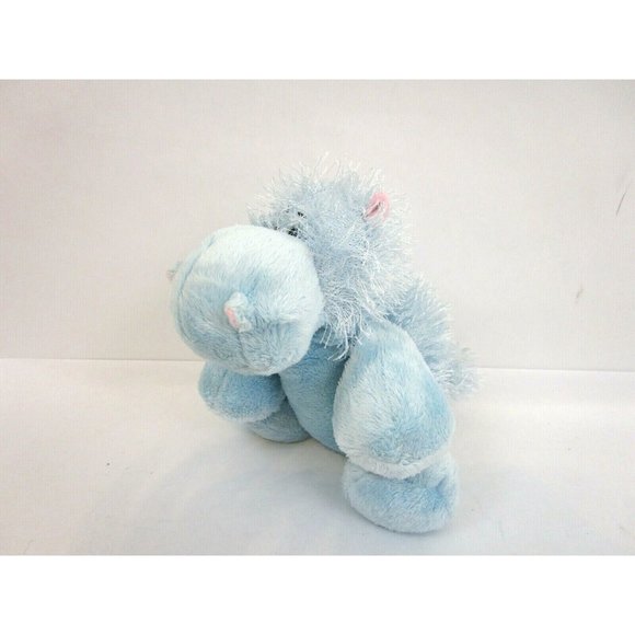 Blue Hippo Hippopotamus 8" Ganz Webkinz Shaggy Plush Stuffed HM009 No Code EUC - Picture 4 of 11